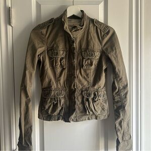 Y2K Abercrombie Military Jacket